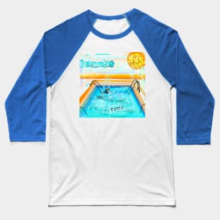 Swimming Baseball T-Shirt